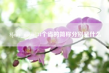 滕州34个省的简称分别是什么