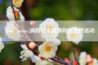 滕州消防日全国消防日主题活动