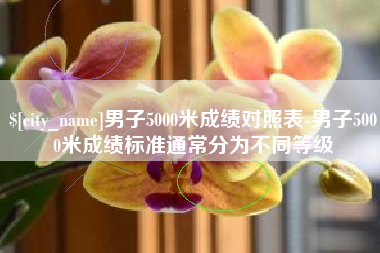 滕州男子5000米成绩对照表-男子5000米成绩标准通常分为不同等级