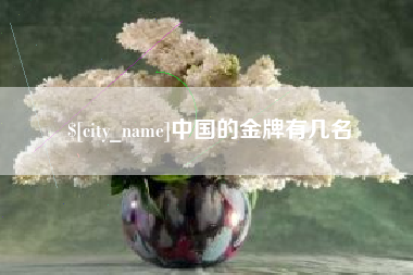 滕州中国的金牌有几名