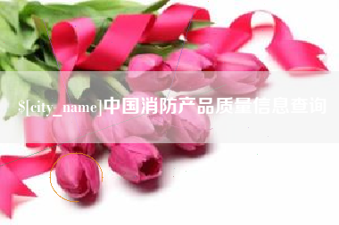 滕州中国消防产品质量信息查询
