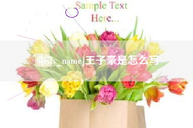 滕州王子豪是怎么写