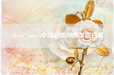滕州中国消防救援学院日常