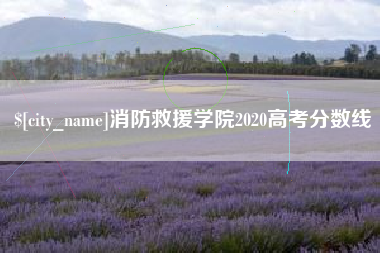 滕州消防救援学院2020高考分数线