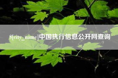 滕州中国执行信息公开网查询