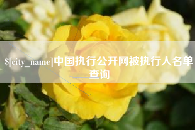 滕州中国执行公开网被执行人名单查询
