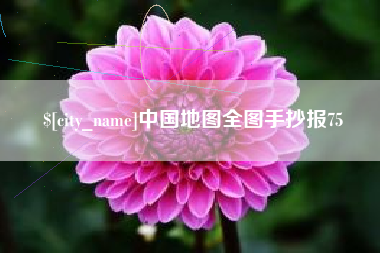 滕州中国地图全图手抄报75