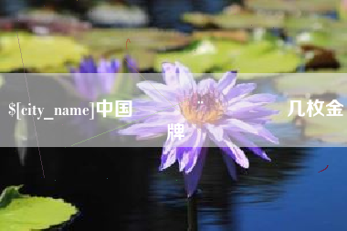 滕州中国🇨🇳几枚金牌