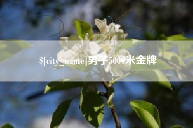 滕州男子5000米金牌