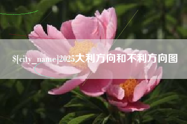 滕州2025大利方向和不利方向图