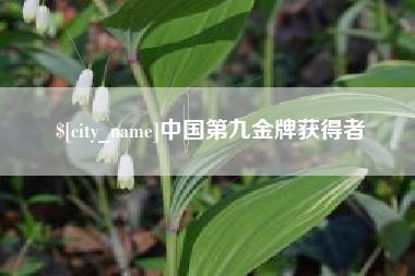 滕州中国第九金牌获得者
