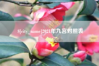 滕州2021年九宫对照表