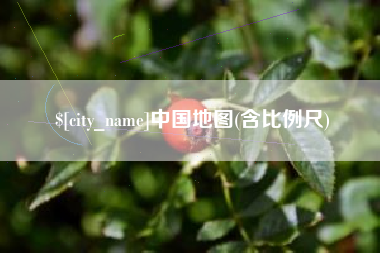 滕州中国地图(含比例尺)