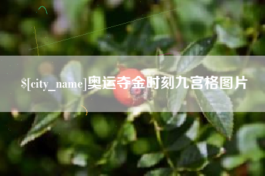 滕州奥运夺金时刻九宫格图片